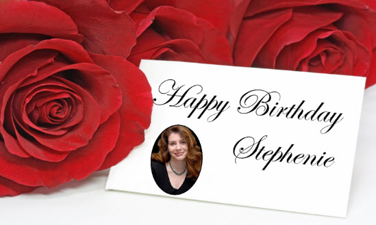 Happy Birthday Stephenie