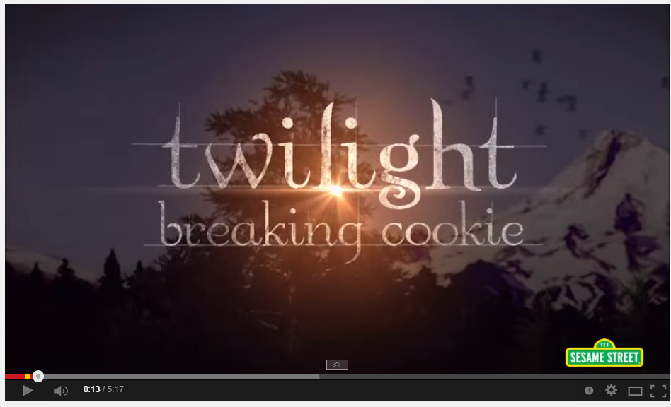 Breaking Cookie A Twilight Meets Sesame Street Parody Twilight Lexicon